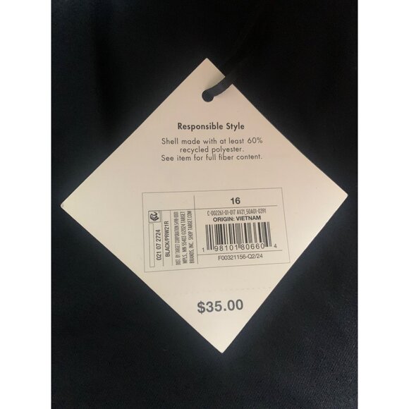 Ava & Viv Womens Plus Size Black Wide-Leg Relaxed Fit Stretch Pants Size 16 - Picture 7 of 10